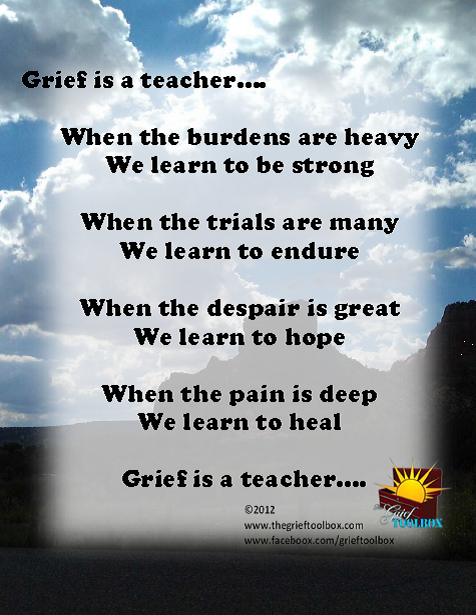 Grief is a teacher | The Grief Toolbox