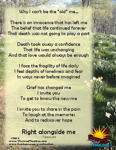 The New Me A Poem | The Grief Toolbox