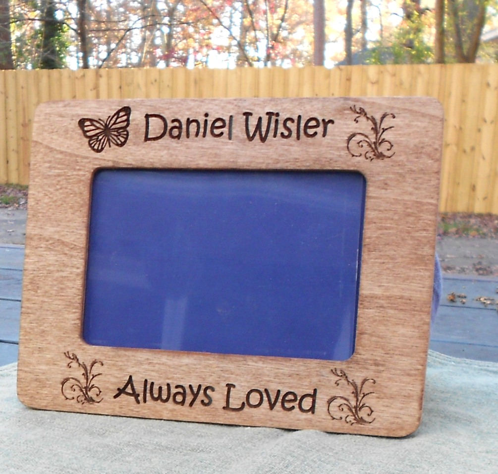 Personalized Engraved Frame with your loved one's name The Grief Toolbox