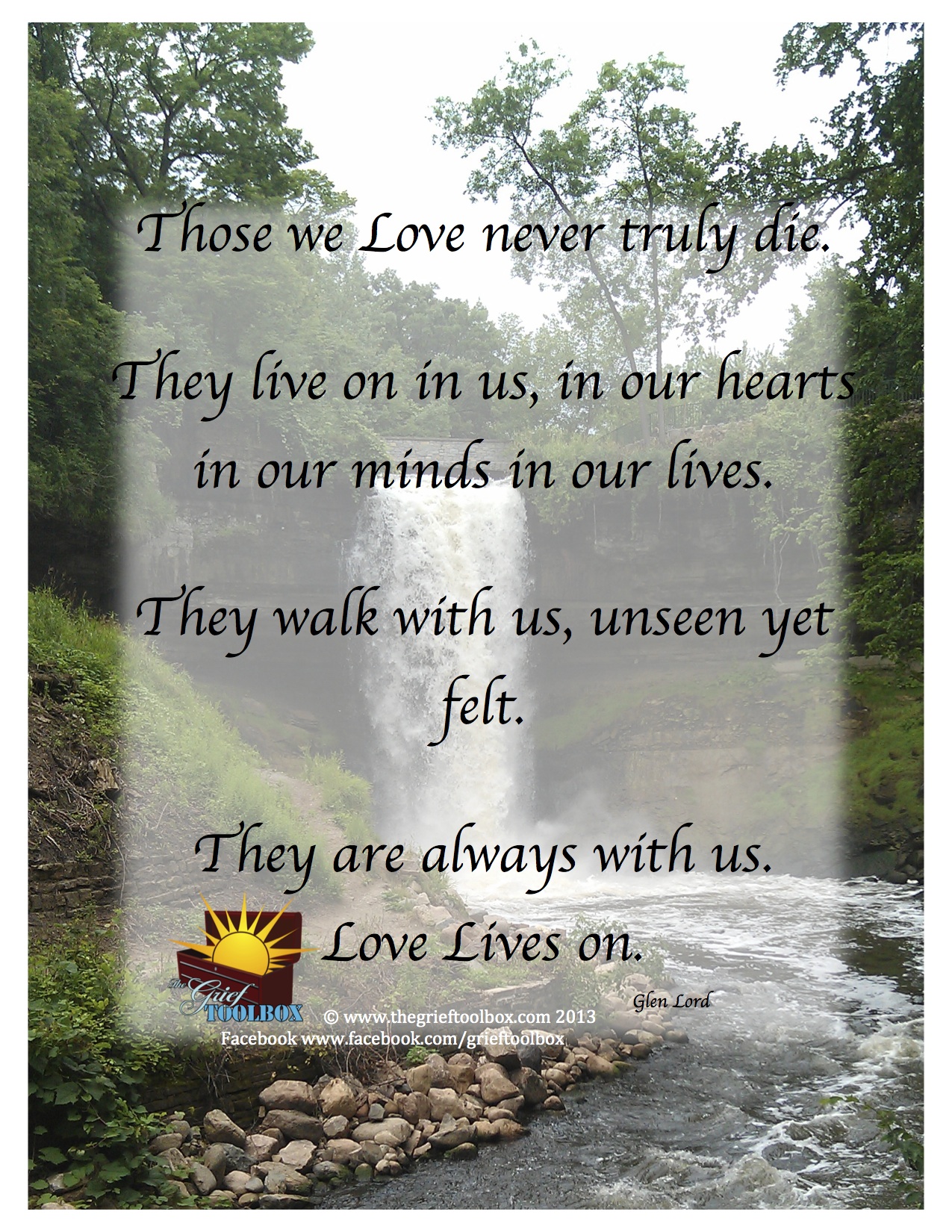 Those we love never truly die The Grief Toolbox